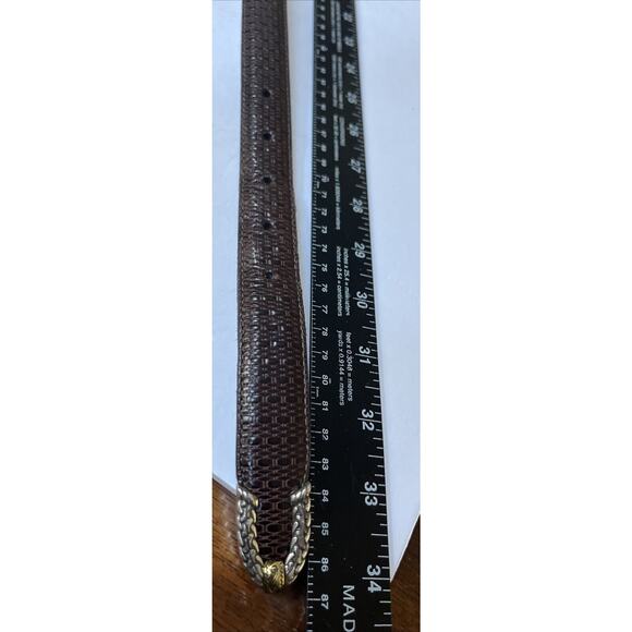 Woman’s‎ Brown Leather Brighton Belt Small 28” - Picture 2 of 4